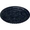 Ekena Millwork Baile Ceiling Medallion (Fits Canopies up to 3 1/4"), Hand-Painted Midnight Dream, 20"OD x 1 5/8"P CM20BLMDF - alternate 5